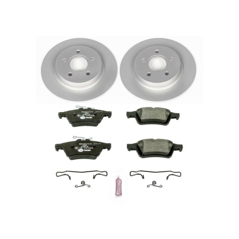 PowerStop Power Stop 08-13 Volvo C30 Rear Euro-Stop Brake Kit ESK4613 ESK4613 Photo - Primary