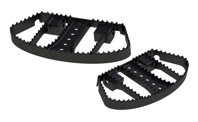 Burly Brand MX Passenger Boards - Black B13-1051B B13-1051B User 1