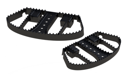 Burly Brand MX Passenger Boards - Black B13-1051B B13-1051B User 1
