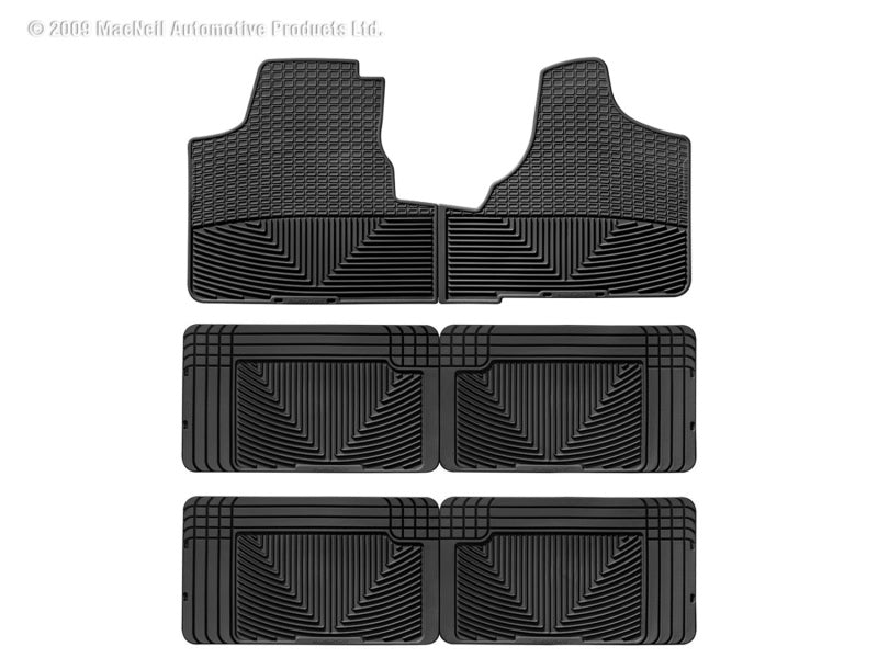 WeatherTech WT Rubber Mats - Front - Blk Floor Mats Floor Mats - Rubber main image