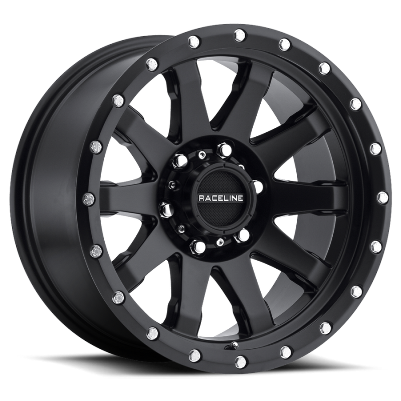 Raceline 934B Clutch 20x10in / 6x135 BP / -19mm Offset / 87.1mm Bore - Satin Black Wheel 934B-21065-19 934B-21065-19 Photo - Primary