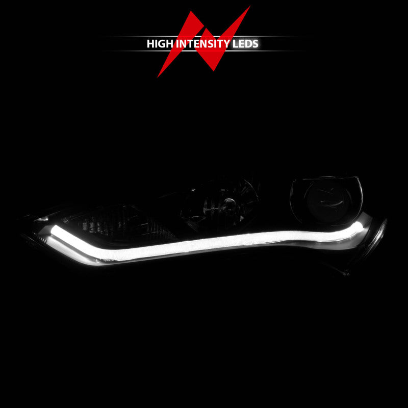 Anzo 2013-2015 Hyundai Genesis Projector Headlights w/ Plank Style Design B 121511 Photo - Unmounted