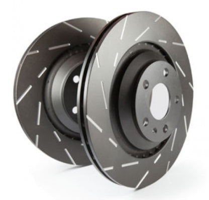 EBC 12-16 Tesla Model S Electric USR Slotted Rear Rotors USR2142 USR2142 User 1
