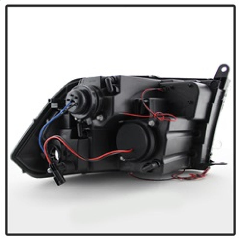 Spyder Dodge Ram 1500 09-14 10-14 Projector Headlights Halogen- LED Halo LED- Smke PRO-YD-DR09-HL-SM 5010056 5010056 Photo - Unmounted