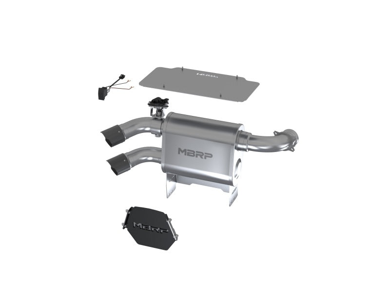 MBRP 17-18 Can-Am Maverick X3 Dual Out Active Exhaust AT-9208AS AT-9208AS Photo - Primary