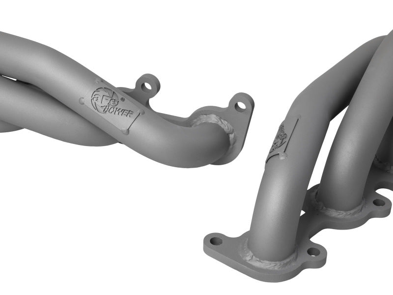 aFe Ford F-150 15-22 V8-5.0L Twisted Steel 1-5/8in to 2-1/2in 304 Stainless Headers w/ Titanium Coat 48-33025-1T 48-33025-1T Photo - Close Up