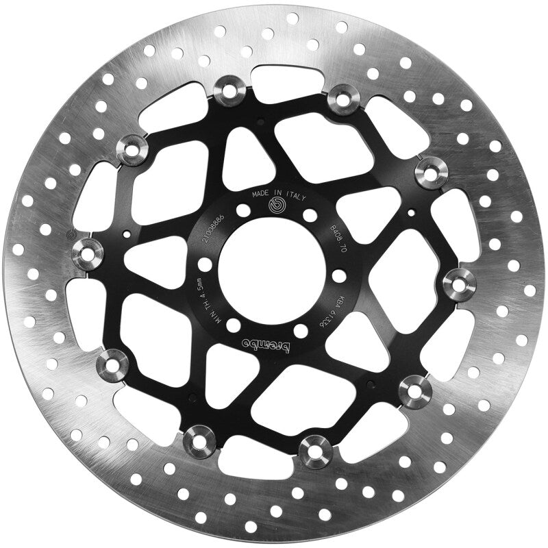 Brembo OE 92-92 BMW G Xmoto 650CC/1992 Ducati Monster Dark 400CC 320x5mm Brake Disc - Front Floating 78B40870 78B40870 User 1
