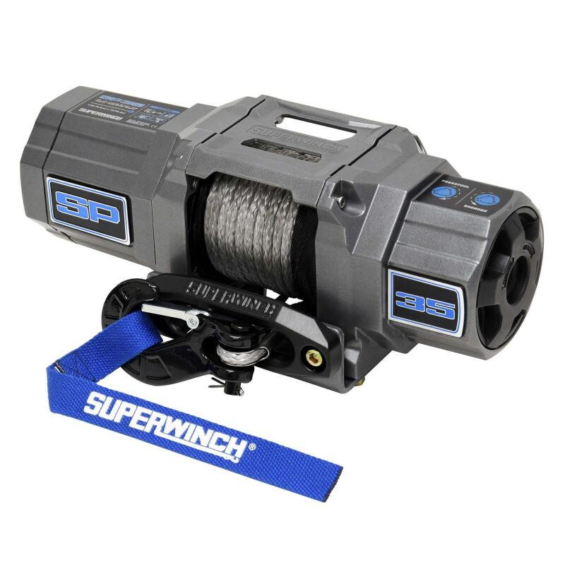 Superwinch 3500lb Winch 40ft Syn thetic Rope Hawse 1135250 1135250 Photo - Primary