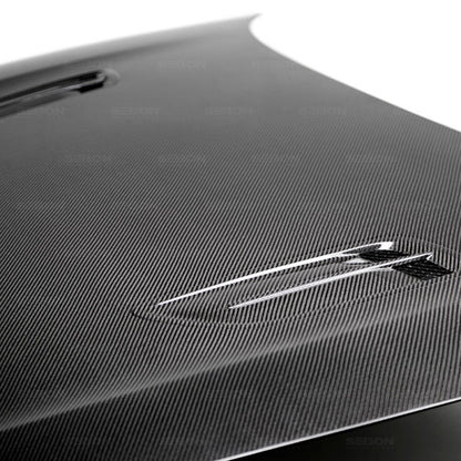 Seibon Carbon Fiber Hood for 2018-2023 Kia Stinger HD18KIST-OE Photo - Primary