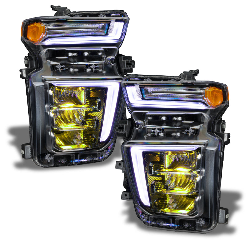 ORACLE Lighting Oracle 20-21 Chevy Silverado HD 2500/3500 RGB Headlight Demon Eye Kit - ColorSHIFT w/o Controller 1453-334 1453-334 Photo - out of package