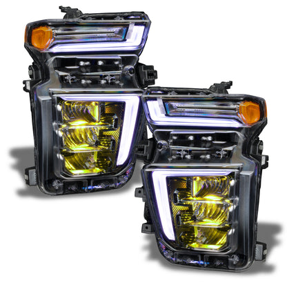 ORACLE Lighting Oracle 20-21 Chevy Silverado HD 2500/3500 RGB Headlight Demon Eye Kit - ColorSHIFT w/o Controller 1453-334 1453-334 Photo - out of package