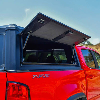Westin 15-22 Chevrolet Colorado CC 5ft Bed EXP Truck Cap - Black - Box 2 (Box 1 Required 16-11015A) 16-11015B 16-11015B User 1