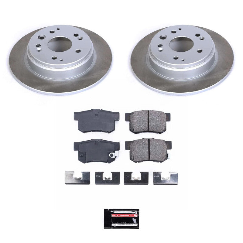 PowerStop Power Stop 99-03 Acura TL Rear Semi-Coated Rotor Kit SC2308 SC2308 Photo - Primary