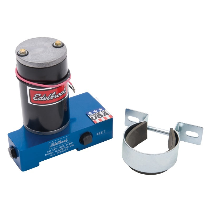 Edelbrock Fuel Pump, Electric, Quiet-Flo, Carbureted, 120 GPH, 3/8" In, 3/8" Out 182052 Photo - Primary