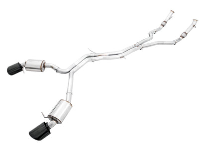 AWE Tuning Audi B9 RS 5 Sportback Touring Edition Exhaust-Non Resonated- Diamond Black RS Style Tips 3015-33114 3015-33114 Photo - Primary
