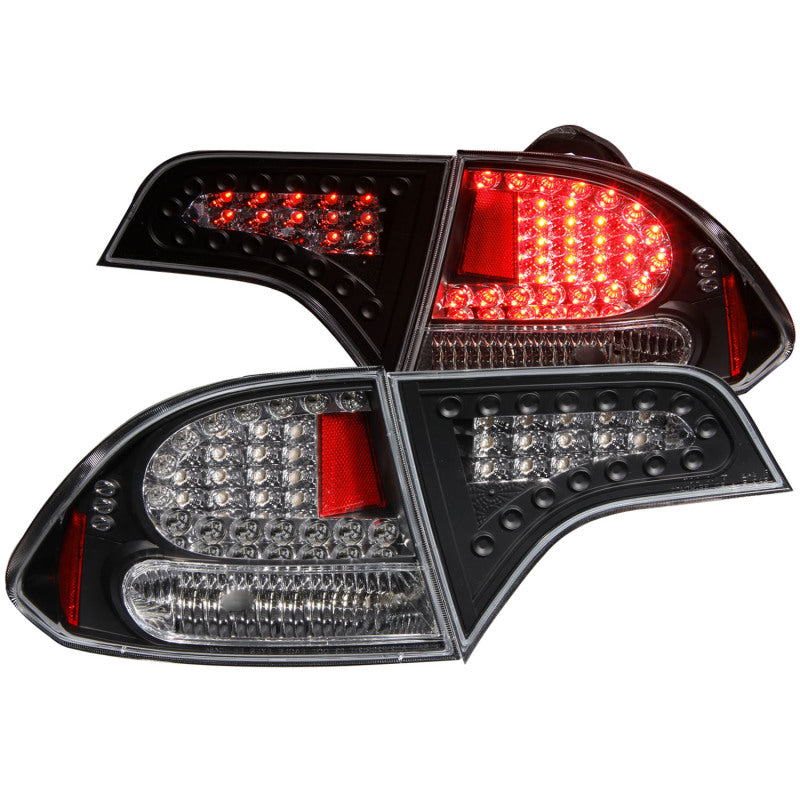 Anzo 2006-2011 Honda Civic LED Tail lights Black 321152 Photo - Primary