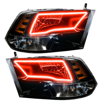 ORACLE Lighting 09-18 RAM 1500 Sport ColorSHIFT Halo Headlights - Blk Housing w/No Controller 8906-334 8906-334 User 4