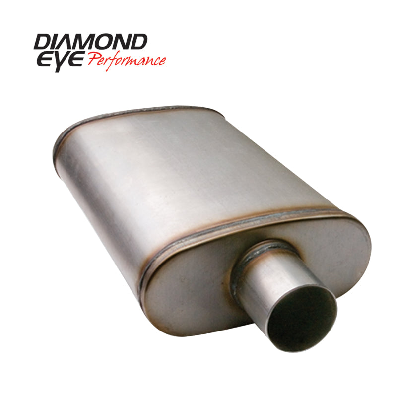 Diamond Eye Performance Diamond Eye MFLR 3-1/2in SGL IN/SGL OUT 22in BODY 28in OVERALL OVAL 360010 360010 Photo - Primary