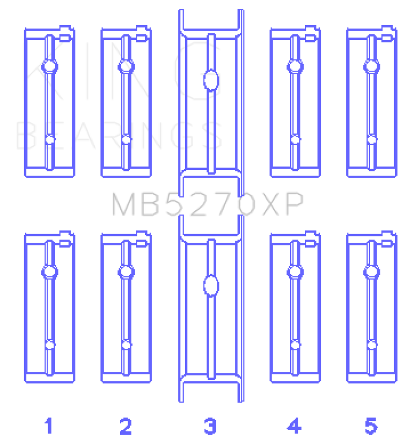 King Engine Bearings KING Performance Main Bearings Engine Components Bearings main image