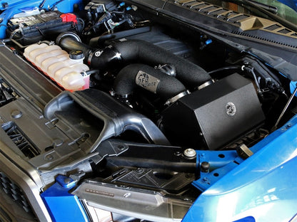 aFe Magnum FORCE Stage-2XP Pro DRY S Cold Air Intake System Black Ford F-1 54-12882-B Photo - Mounted