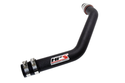 HPS Performance HPS 2.5" Upper Intercooler Pipe UICP, 08-15 Mitsubishi Lancer EVO X Turbo, Black