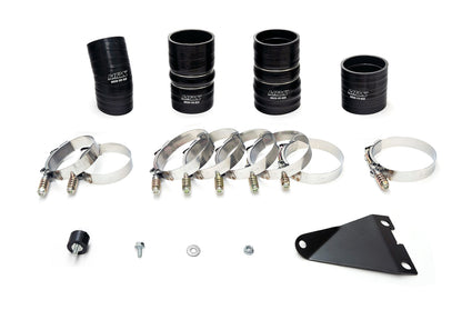 HPS Performance Products HPS Hot & Cold Side Charge Pipe with CAC Hose Intercooler Boots, 03-07 Ford F350 Superduty Powerstroke 6.0L Diesel Turbo