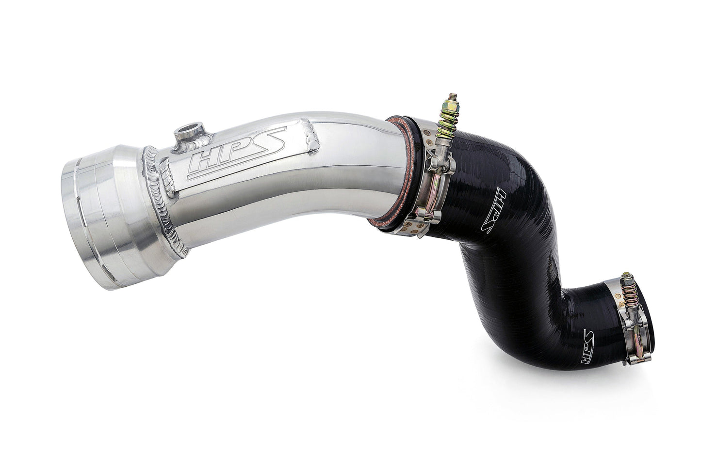 HPS Performance HPS Cold Side Charge Pipe with CAC Hose Intercooler Boot, 2017-2023 Ford F450 Superduty Powerstroke 6.7L Diesel Turbo, 17-155