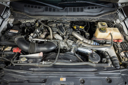HPS Performance HPS Cold Side Charge Pipe with CAC Hose Intercooler Boot, 2017-2023 Ford F250 Superduty Powerstroke 6.7L Diesel Turbo, 17-155