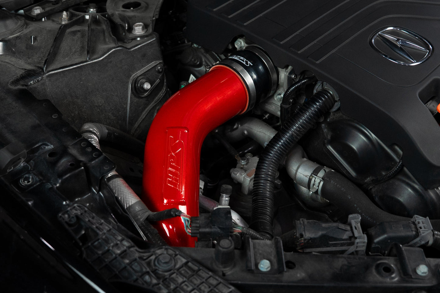 HPS Performance Products HPS Intercooler Charge Pipe (Cold and Hot Side), 2021-2025 Acura TLX Type S 3.0L Turbo, Red 17-164R