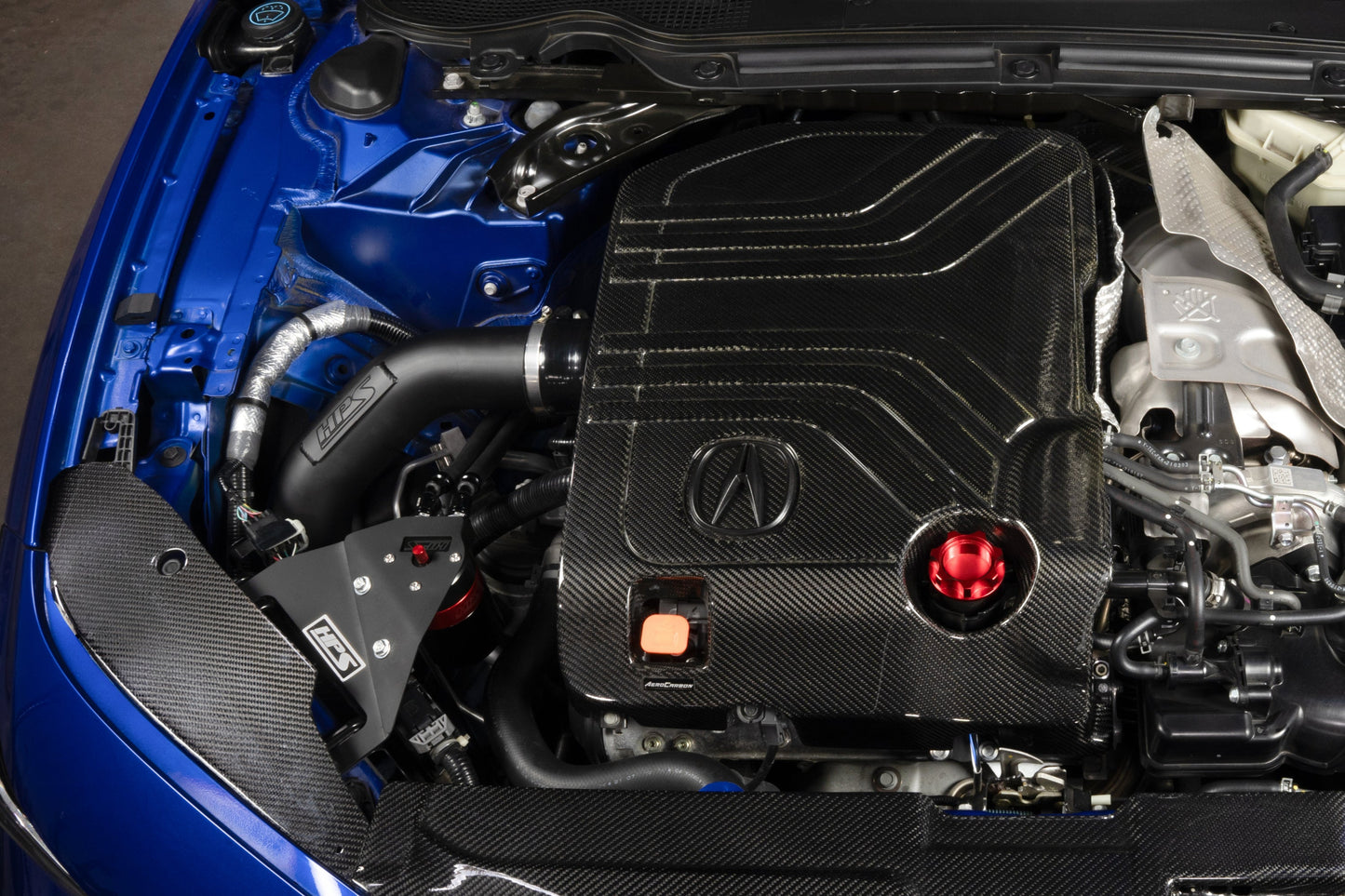 HPS Performance Products HPS Intercooler Charge Pipe (Cold and Hot Side), 2021-2025 Acura TLX Type S 3.0L Turbo, Black 17-164WB