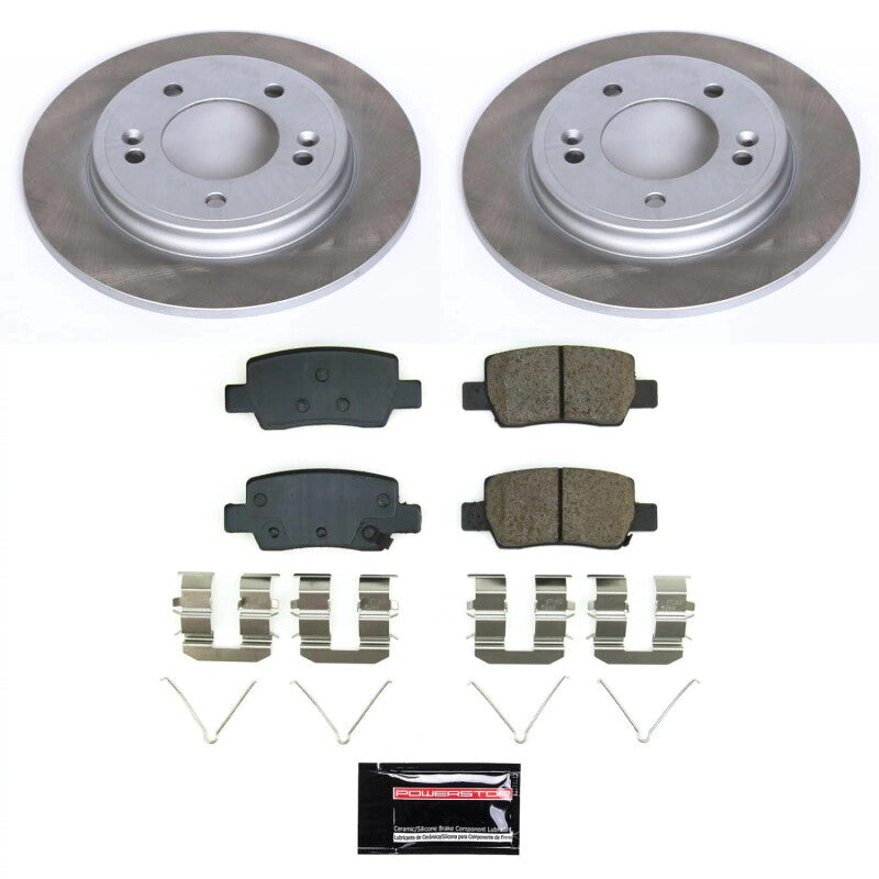 PowerStop Power Stop 21-23 Hyundai Elantra Rear Semi-Coated Rotor Kit SC9106 SC9106 Photo - Primary