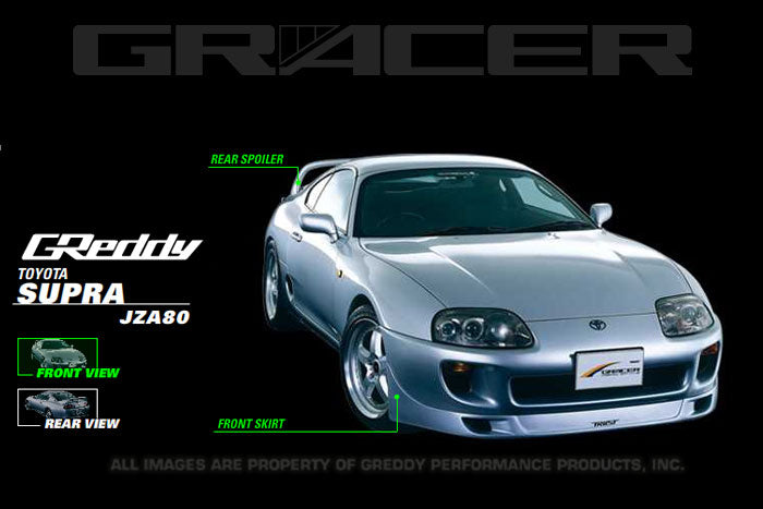 GReddy Toyota Supra (JZA80) GReddy GRacer Aero Lip Spoiler / Wing