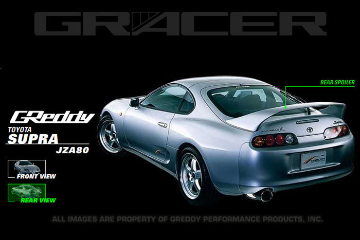 GReddy Toyota Supra (JZA80) GReddy GRacer Aero Lip Spoiler / Wing
