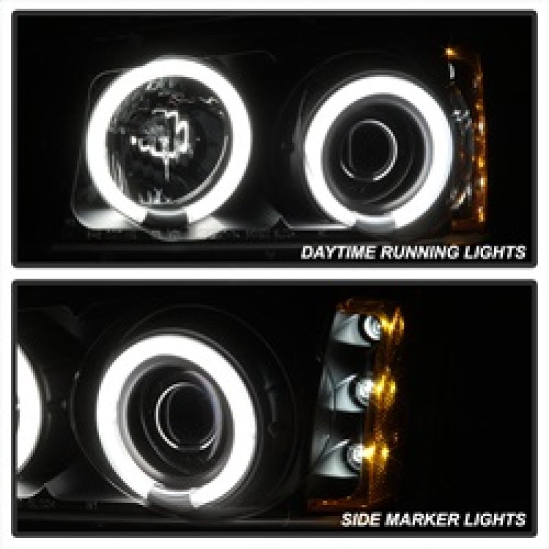 Spyder Chevy Silverado 1500 03-06 Projector HeadlightsCCFLHalo LED Blk High H1 PRO-YD-CS03-CCFL-BK 5030023 5030023 Photo - Unmounted