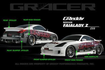 GReddy Nissan 350Z (Z33) GReddy GRacer Full Over-Fender Aero Kit