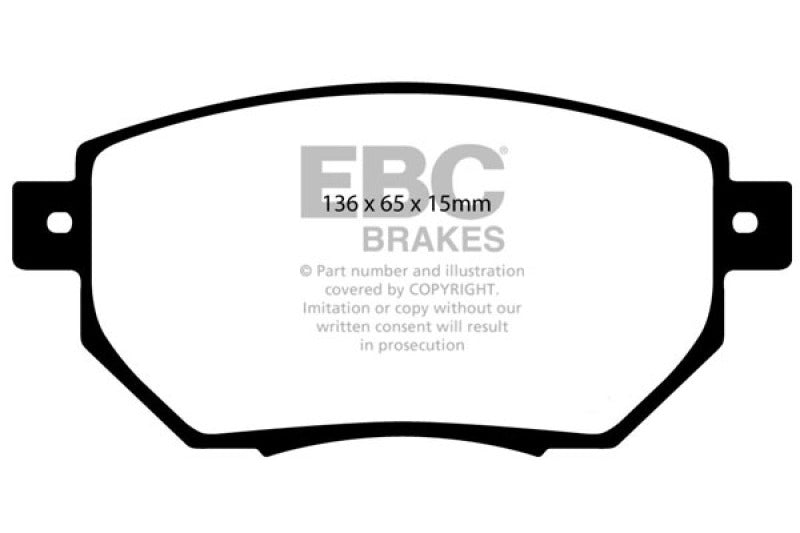 EBC Disc Brake Pad Set DP61659 Photo - Primary