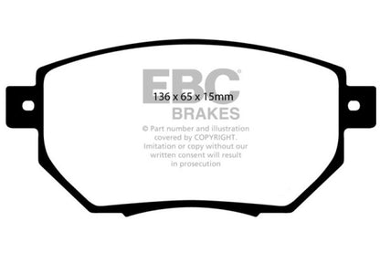 EBC Disc Brake Pad Set DP61659 Photo - Primary