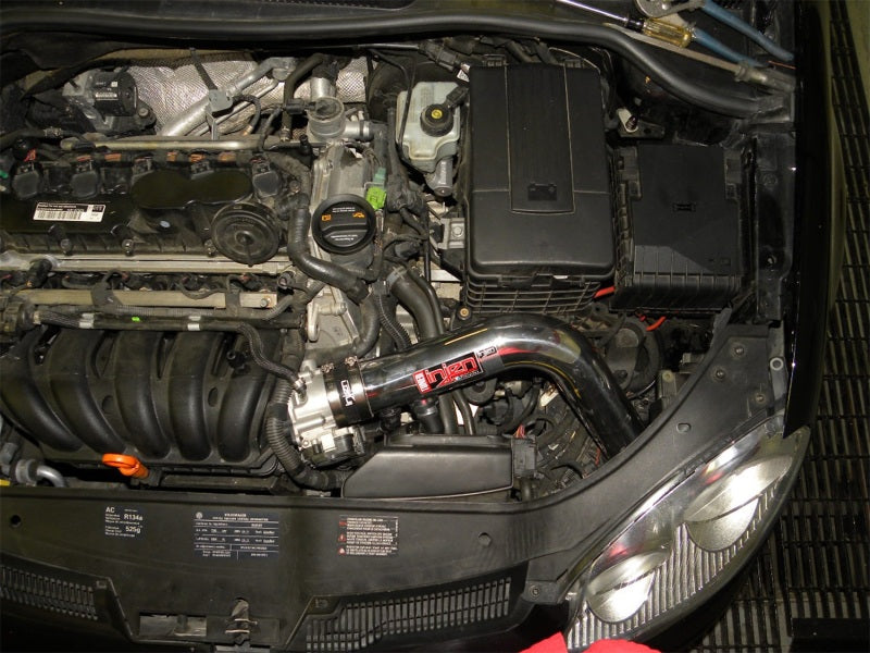Injen Black Cold Air Intake 09-10 VW MKV Golf / MKV Jetta 2.5L 5 Cyl SP3027BLK Photo - Mounted