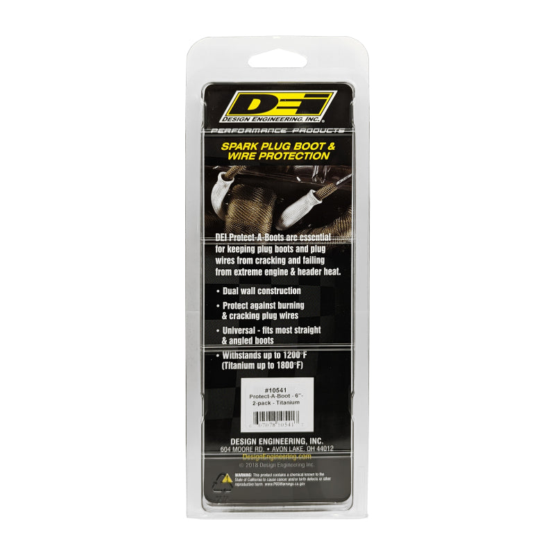 DEI Protect-A-Boot - 6in - 2-pack - Titanium 10541 10541 Photo - Unmounted