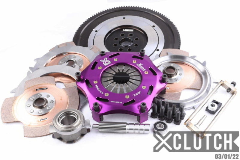 XCLUTCH XCL Clutch - 7.25in Triple Solid Ceramic Drivetrain Clutch Kits - Multi main image