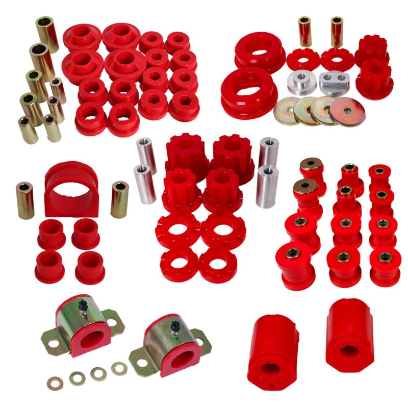 Energy Suspension ES Hyper-Flex Sets - Red Suspension Bushing Kits main image