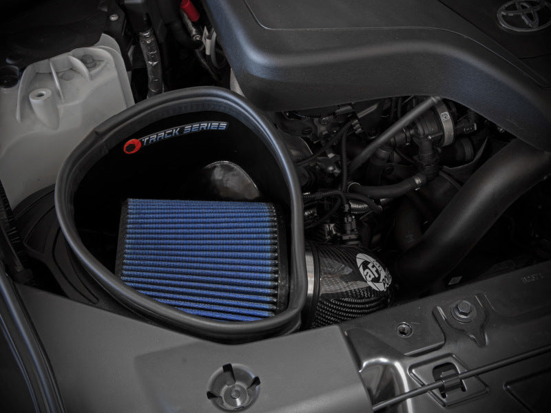 aFe 19-22 BMW Z4 30i L4-2.0L (t) Track Series Carbon Fiber Cold Air Intake System w/ Pro 5R Filter 57-10026R 57-10026R Photo - Unmounted