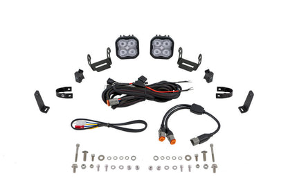 Diode Dynamics SS3 LED Bumper 1 In Roll Bar Kit Pro - White SAE Fog (Pair) DD7681 DD7681 Photo - Primary