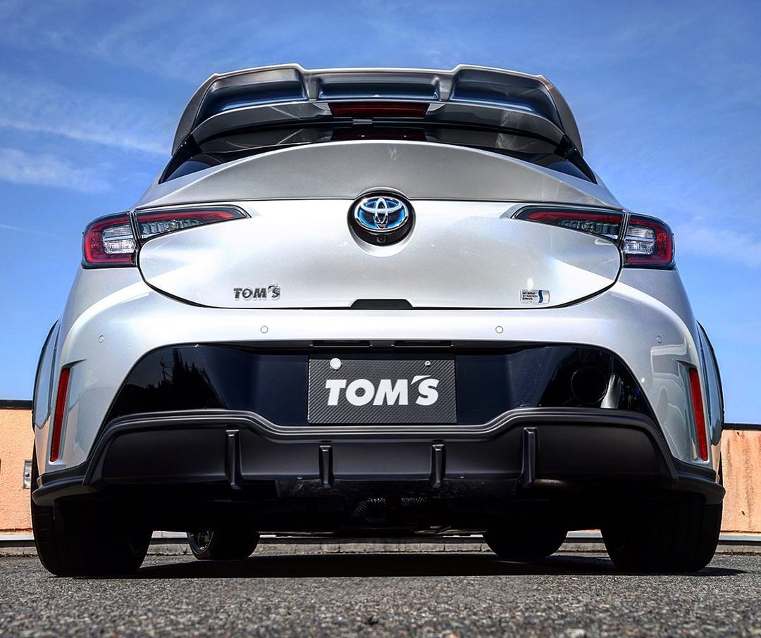 TOM'S Racing Rear Bumper Diffuser [No-Exhaust Outlet] - 2019-2022 Toyota Corolla Hatchback
