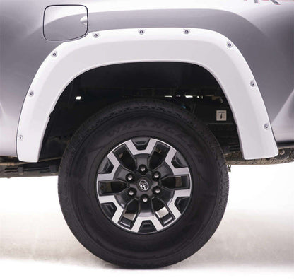 EGR 16+ Toyota Tacoma w/Mudflap Bolt-On Look Color Match Fender Flares - Set - Super White 795084-040 795084-040 Photo - Mounted