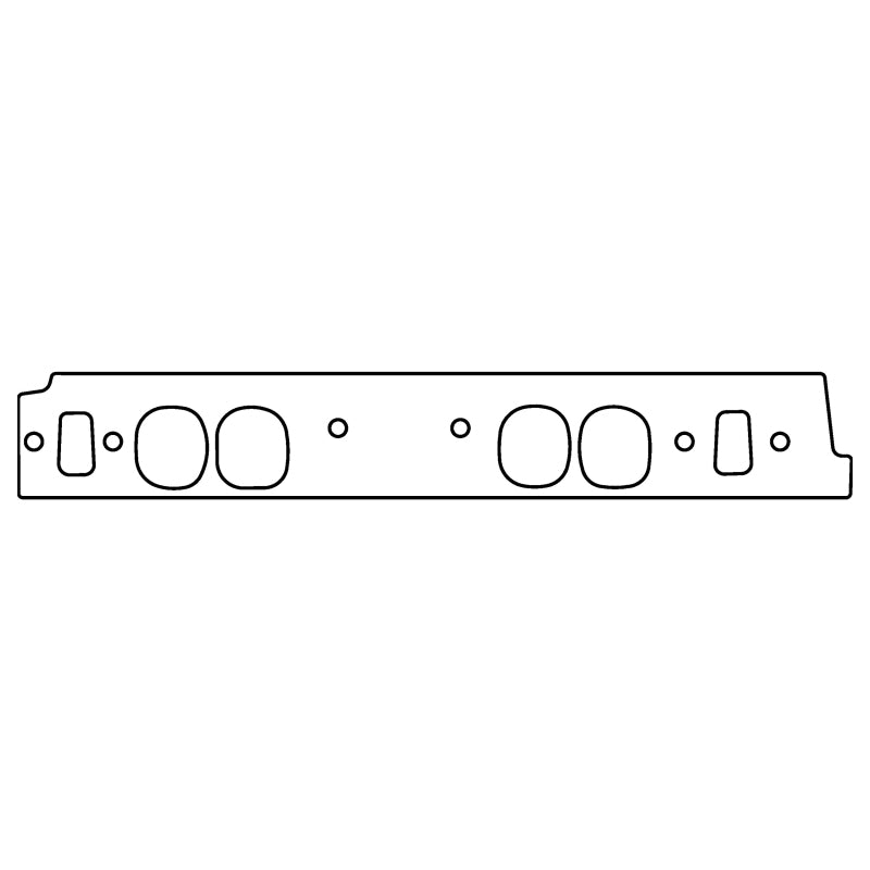 Cometic Intake Gasket Oval Port Material: Fiber Thickness: .060in C5430-060 Photo - Primary