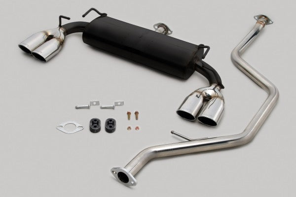 TOM'S Racing Stainless Exhaust System - 2011-2013 Lexus CT200h (Quad Tips)