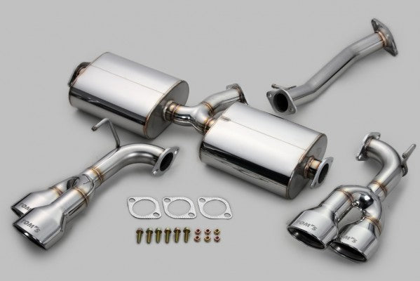 TOM'S Racing Stainless Exhaust System - 2015-2017 Lexus NX200t/ 300 Turbo (Quad Tips)