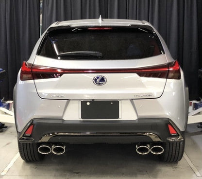 TOM'S Racing Stainless Exhaust System - 2019+ Lexus UX200/ UX250h [2WD Only] (Stainless Steel Polished- Quad Tips)