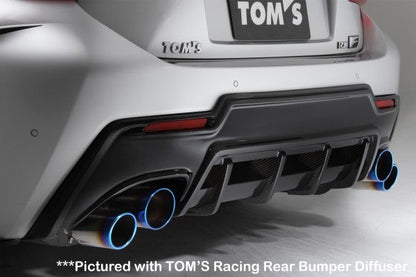 TOM'S Racing Stainless Exhaust System (TOM'S Barrel/Titanium Tips) - 2015+ Lexus RCF